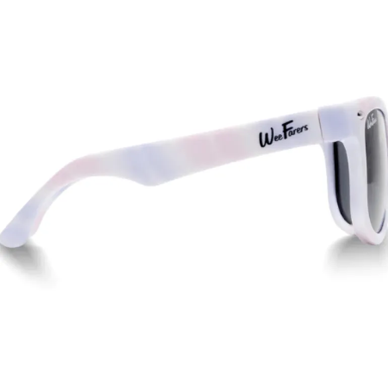 WeeFarers Polarized Sunglasses - Tie Dye Pink-Purple