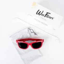 WeeFarers Polarized Sunglasses - Popsicle Red