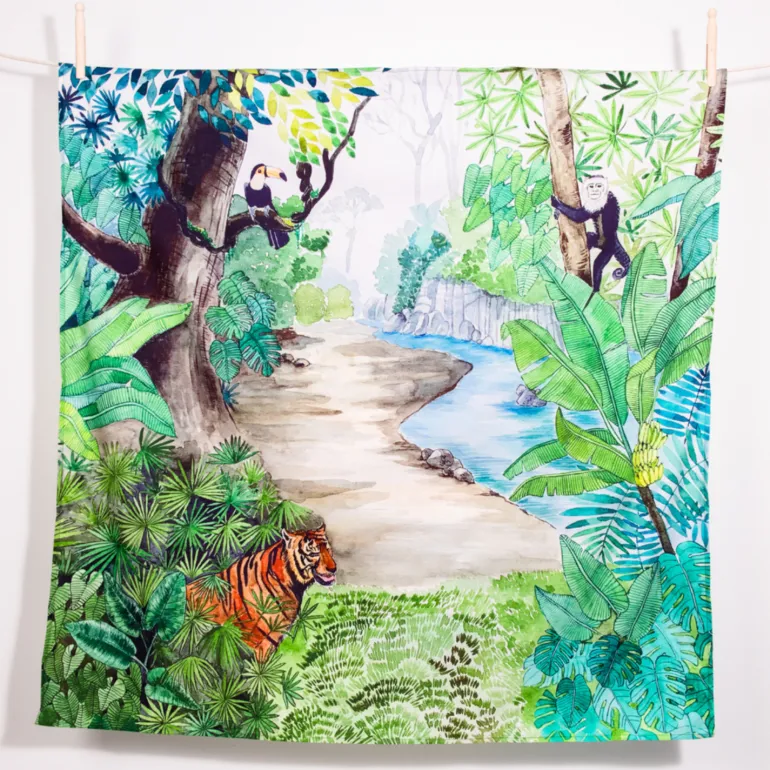 Wonderie Deep In The Jungle Playcloth - MAXI