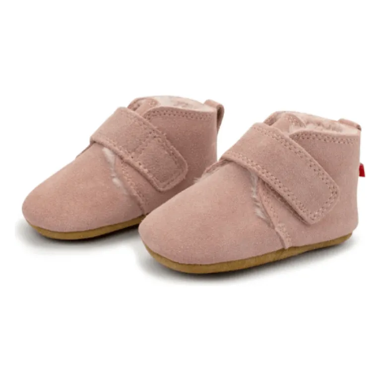 Zutano Leather Furry Lined Baby Shoe